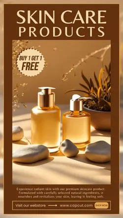 Skin Care Products Promotion Instagram Story