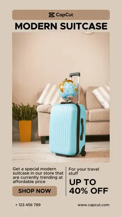  Suitcase Sale Promotion Instagram Story