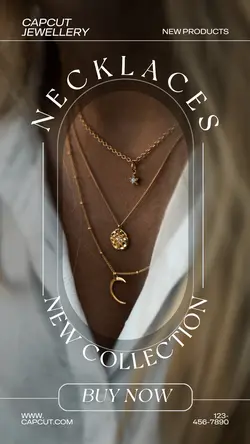 Fashion Jewellery Product Display Instagram Story