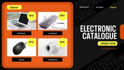 Electronic Product Catalog Modern Twitter Post