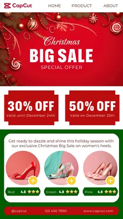 Christmas Big Sale Promotion Instagram Story