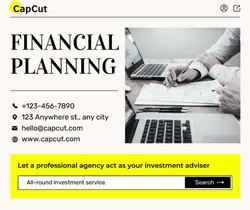 Financial planning service showcase business