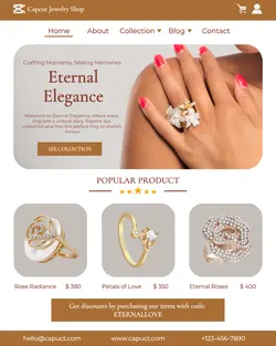 Jewelry Ring Shop Product Display IG Portrait