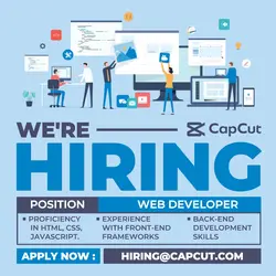 Business Hiring Promotion Social Media Post Flat Modern