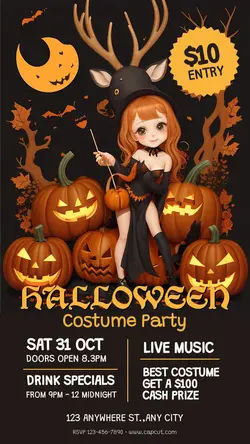 Halloween Party Invitation
