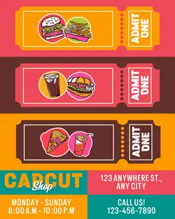 Retro Capcut Shop Poster