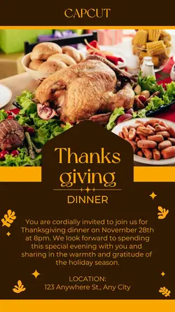 Thanksgiving Invitation