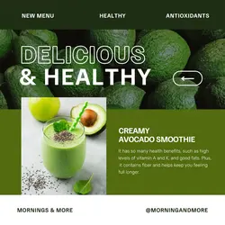 Beverage Smoothie Product Display Instagram Post