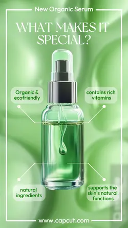 beauty and cosmetic produvt display instagram story