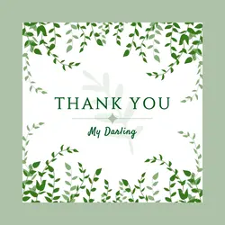 Thank you cards floral concept