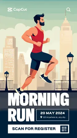 Modern Running Event Instagram Story