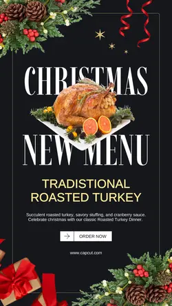 Christmas New Menu Tiktok Post