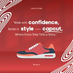 Fashion Footwear Tagline Instagram Post Template