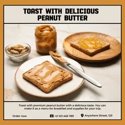 Toast Food Promotion Instagram Post