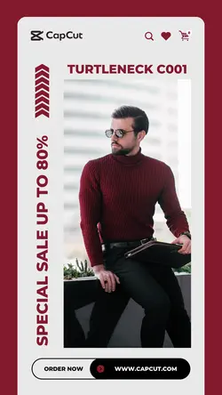 Turtleneck Fashion Industry Promotion instagram story