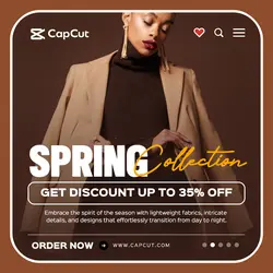 2024 Spring Fashion Collection Promo Instagram Post