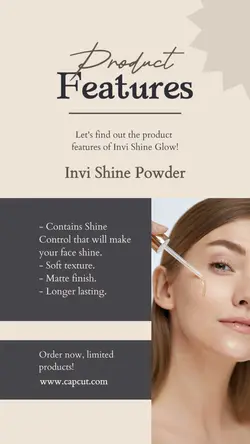 Product Features Instagram Story