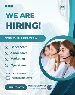 We Are Hiring Post