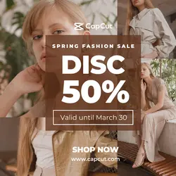 Spring Fashion Sale Discount Brown