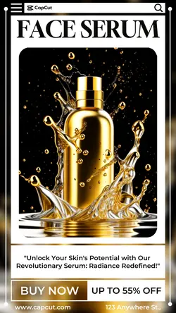 Beauty Skincare Face Serum Sale Promotion