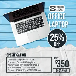 Electronic Laptop Promo Sale Instagram Post