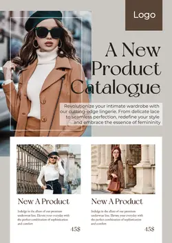 Clothing Product Display Flyer Catalogue