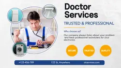 Electronics Services Repair Promotion Minimalist