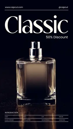 Perfume Product Promotion Minimalist Tiktok Post