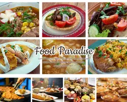 Non-marketing Photo collage Food Paradise