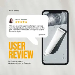 Skincare Eye Cream User Review Instagram Post