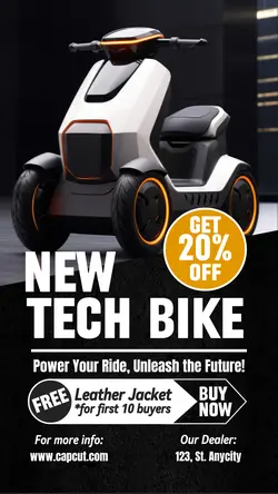 Electronic Bike Promotion Instagram Story