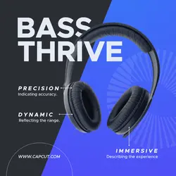 Electronics Headphone Quality Instagram Post