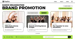 Education Dance organization Branding Modern