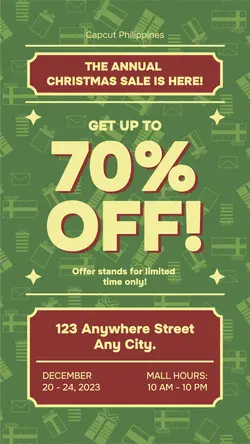 Christmas Sale Poster