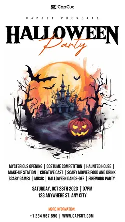 Halloween Party Promotion Instagram Story