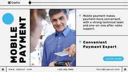 Financial Mobile payment Display Modern