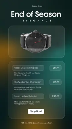 Electonic Watch Sale Instagram Story