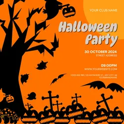 Helloween Party Instagram Post