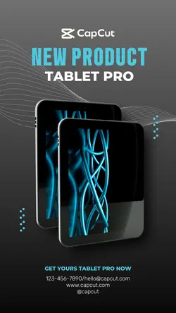 Electronic Tablet Product Display