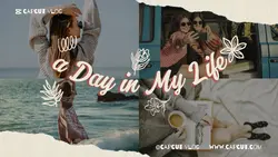 Daily Vlog Women Youtube Thumbnail