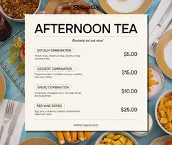 Foods & Beverage  Afternoon tea