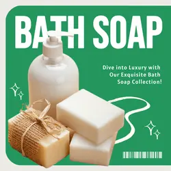 E-commerce Beauty and Personal Care Bath Soap Product display