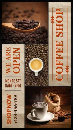 Coffee Shop Promotion Instagram Story