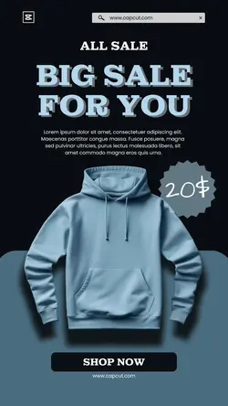 Fashion Industry Hoodie For Sale Instagram Story