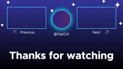 Non-marketing Youtube endscreen Dark Blue