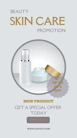 Beauty Skin Care Sale Instagram Story