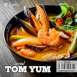 Food and Beverage Special Tom Yum