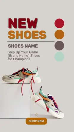 Shoes New Arrived Instagram Stories Pastel Color