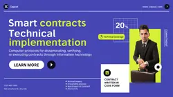 Internet Smart contracts Display Minimalist
