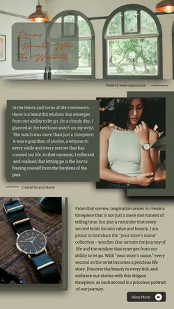 Moments With The Wristwatch - Instagram Ads
